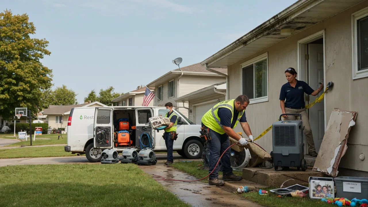 Water Damage Restoration in Evansville, MN near me
